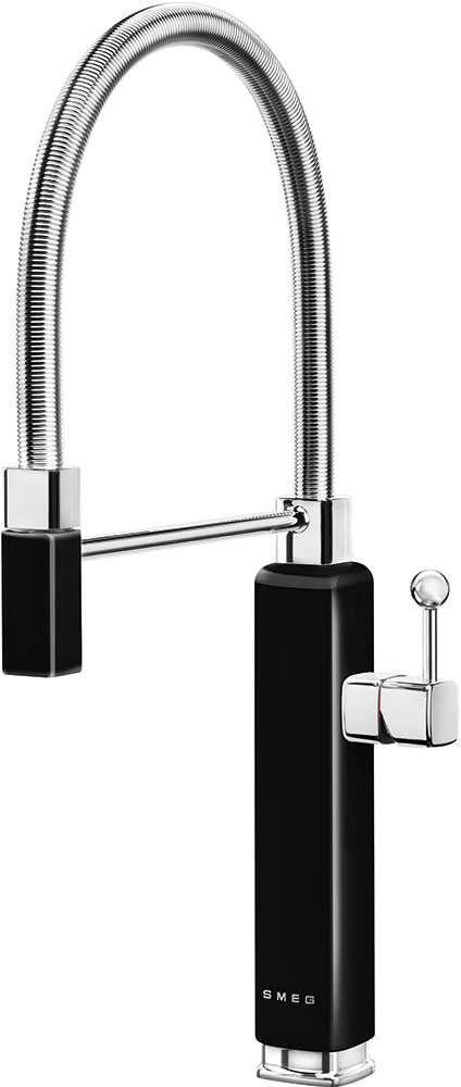 شیر ظرفشویی اسمگ ایتالیا مدل SMEG MDF50BL - طراحی رترو مشکی